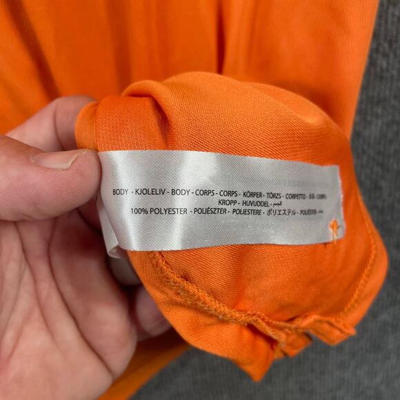 AriatTek Polo Shirt Heat Series Men's XL Orange Short Sleeve Casual Stretch - Picture 8 of 12